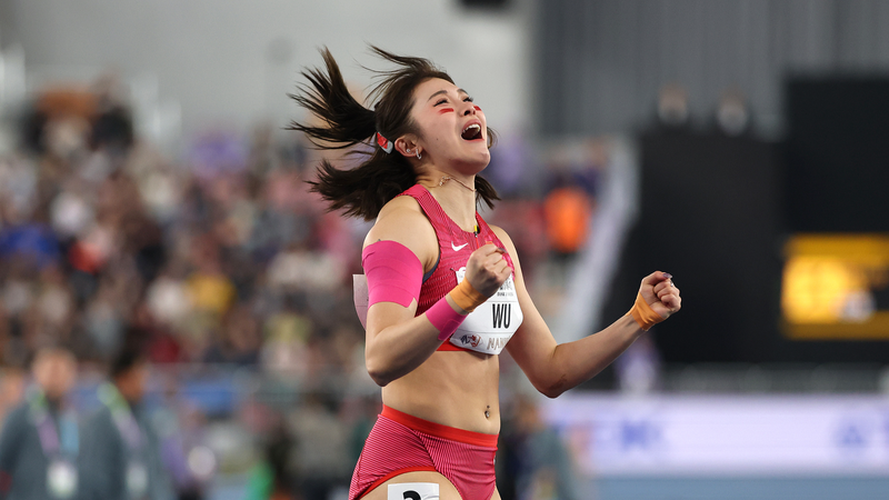 世界室内陸上南京2025：ウー・ヤンニが女子60mハードル中国記録を更新