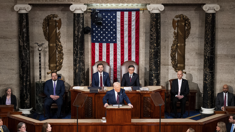 ES05Y4RQTXHD14KYI3LG - NewsTomo – 日本語で読む、世界のニュースハブ トランプ大統領「America is back」就任後初の米議会演説が映す分断