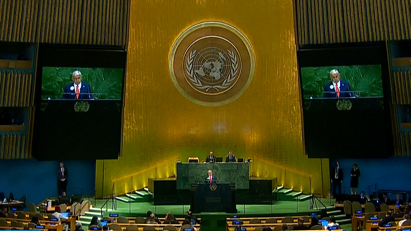 国連総会でイスラエル・パレスチナ問題が焦点に　トランプ大統領「ハマスとの合意は近い」 video poster