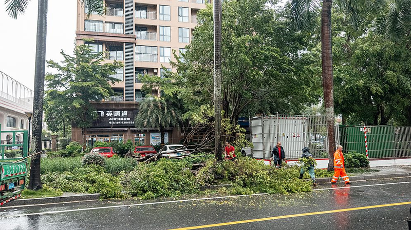 中国南部を台風ウィパーが直撃　広東・海南・広西で大規模避難