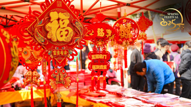 春節目前、中国河南・鄭州の魏川露天市場をライブで歩く