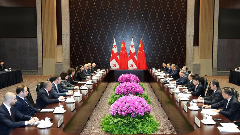 中国とジョージアが戦略協力を強化　一帯一路とFTAで経済連携加速