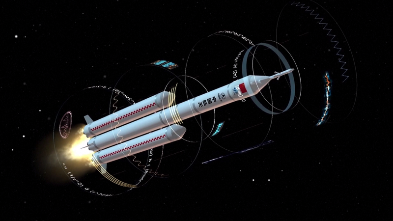 中国の新型有人ロケット長征10号、フェアリング分離試験に成功