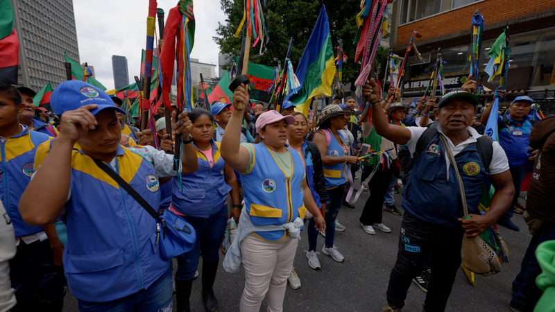 コロンビア『市民の日』で医療・労働改革支持　議会との攻防続く video poster