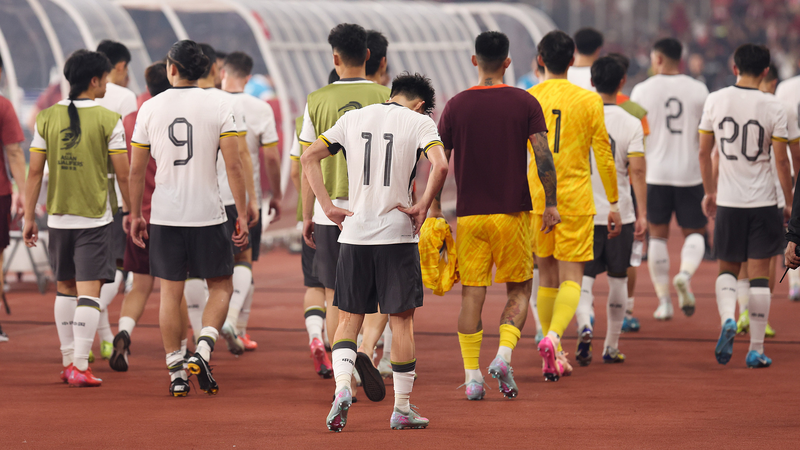 中国代表、インドネシア戦敗戦で2026年W杯出場消滅