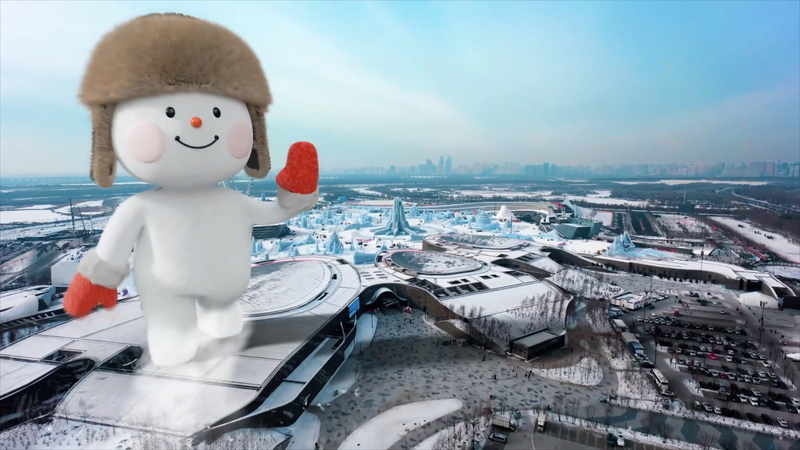 巨大雪だるま「雪哈哈」でハルビンを応援　中国クリエイターの新発想 video poster