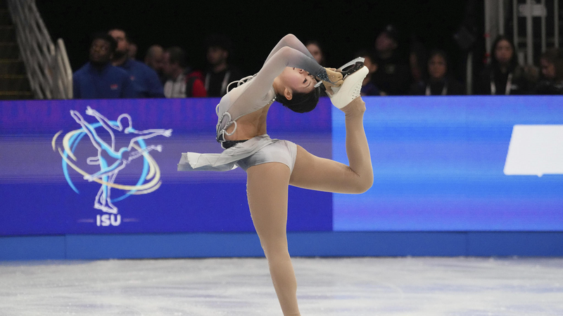 世界フィギュアで中国のアン・シアンイーがデビュー　女子シングル4大会ぶり