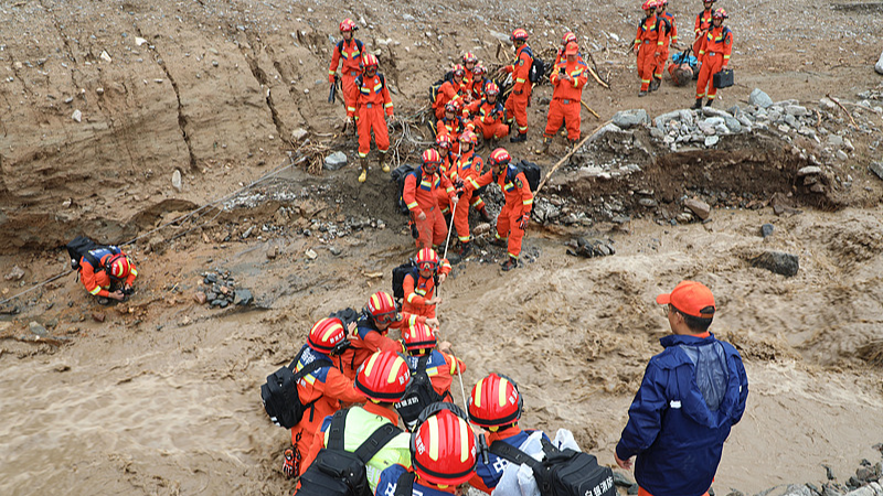 中国甘粛省で山洪　習近平国家主席が救助と防災強化を指示