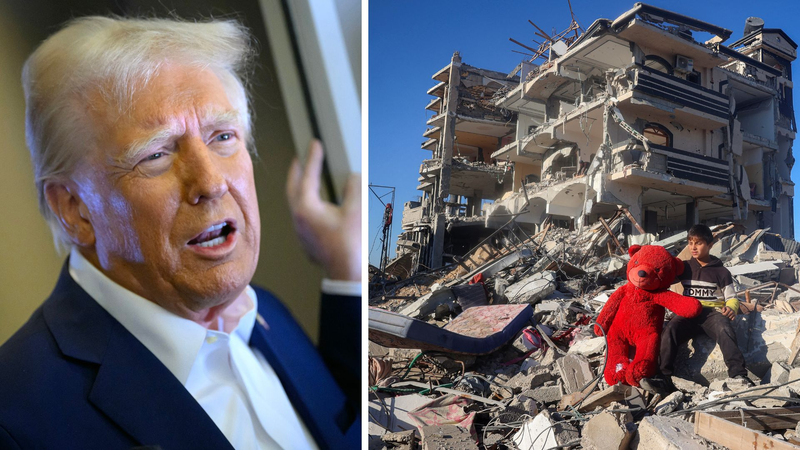 トランプ米大統領がガザのパレスチナ人受け入れを中東諸国に提案