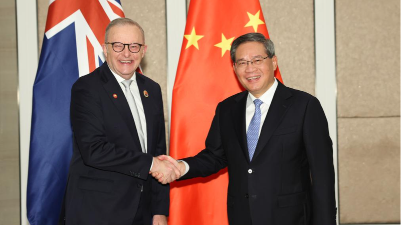 中国とオーストラリア、戦略的パートナーシップ安定へ前進