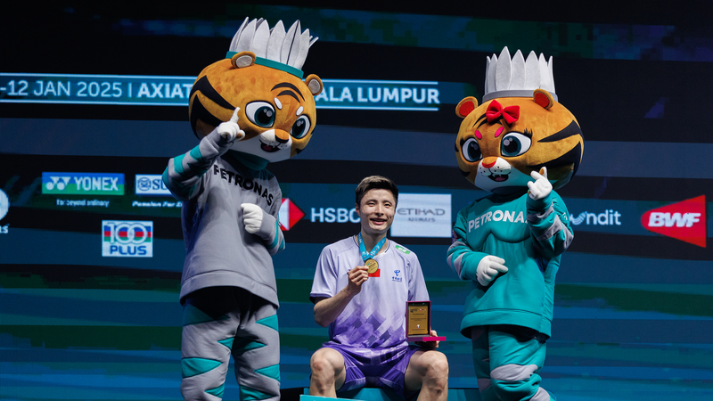 バドミントン・マレーシアOPでShi Yuqiが優勝　中国勢唯一のタイトル