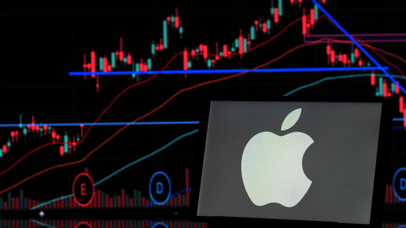 アップル株が急落　トランプ関税で時価総額首位から転落