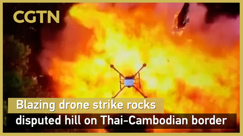 タイ・カンボジア国境でドローン攻撃　プレアビヒア周辺の緊張続く video poster