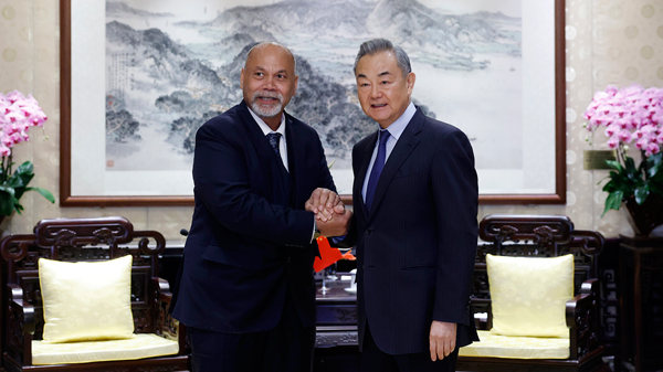 中国とナウルが協力強化へ　北京に大使館開設、王毅外相が表明