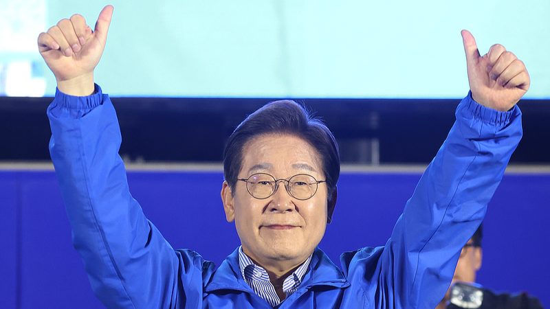 韓国大統領選の出口調査、与党系Lee Jae-myung氏がリード