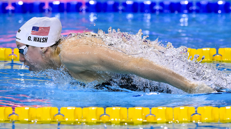 短水路世界水泳ブダペストで世界新ラッシュ　ウォルシュが1日3本の記録更新
