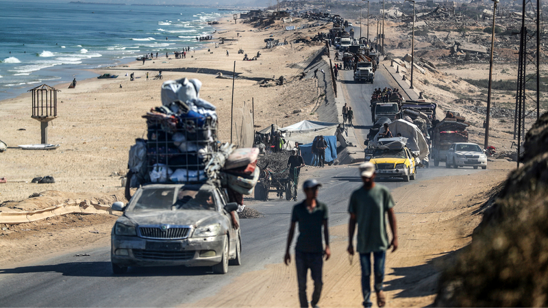 ガザ市で攻撃激化　避難先のない住民と揺れる人道地域