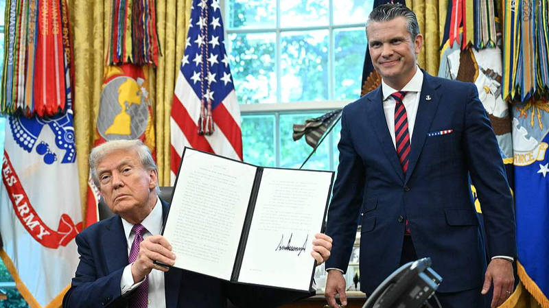 トランプ氏が米「国防総省」を「戦争省」に改称方針　米国内で反発拡大