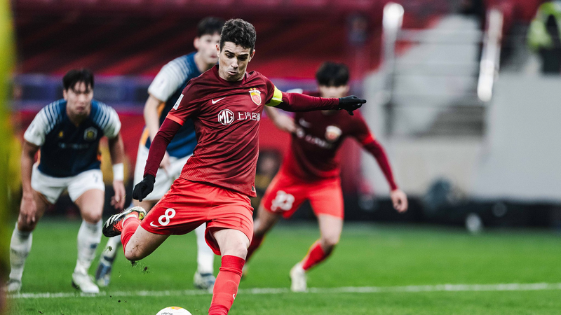 AFCチャンピオンズリーグ・エリートで上海港が光州とドロー　オスカルがPKで同点弾