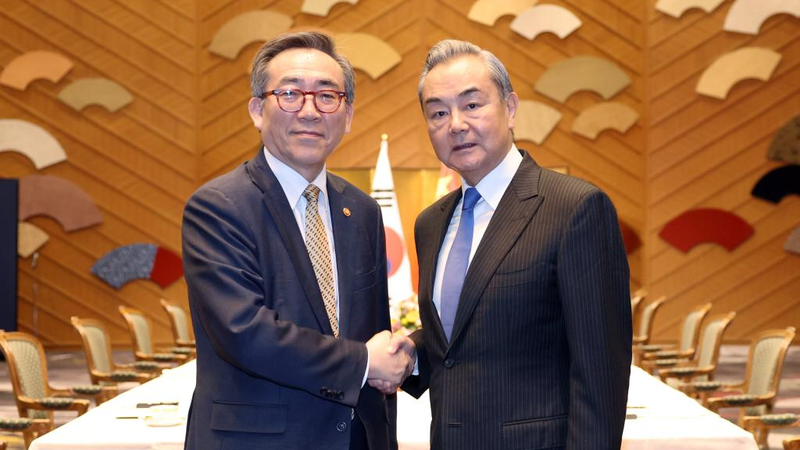 中国と韓国の関係強化へ　王毅外相が「善隣友好」を再確認