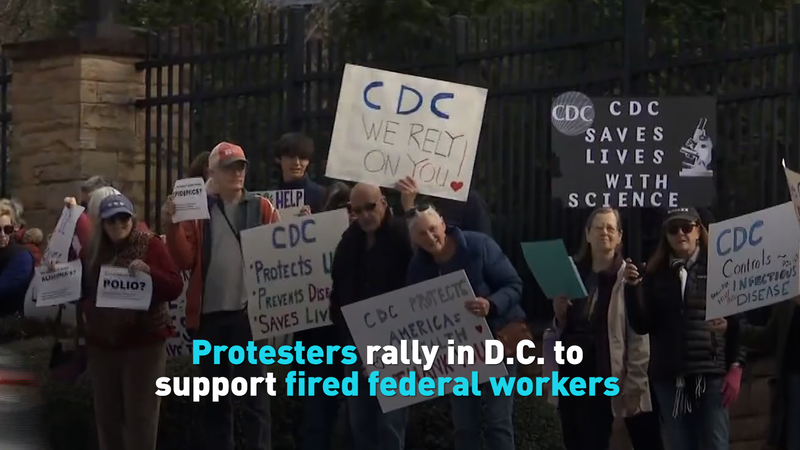 ワシントンD.C.で抗議デモ　解雇された連邦科学者を支援 video poster