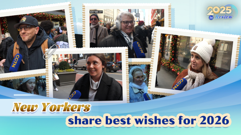 ニューヨークで広がる2026への願い、2025を「一語」で振り返る video poster