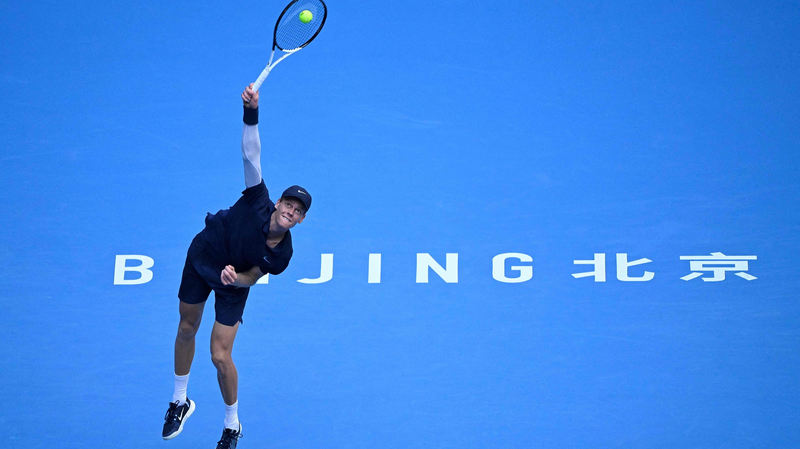 中国オープンテニス：シナー3年連続決勝進出、ガウフは8強へ