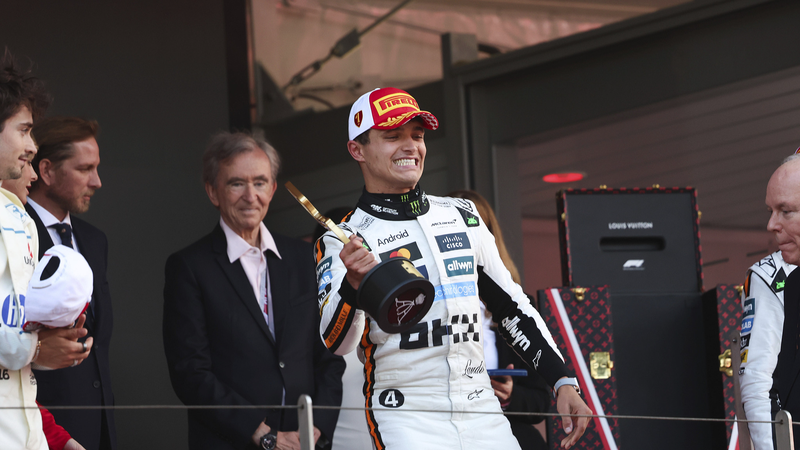 F1モナコGP ノリスが夢の優勝 タイトル争いはピアストリと大接戦