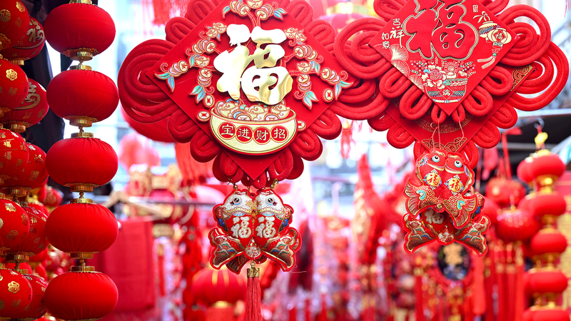 春節前の年貨市場、合肥の城隍廟が活気づく