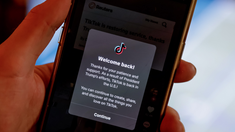 JZ6S4ZE8CBG7E4Q8FW2T - NewsTomo – 日本語で読む、世界のニュースハブ 米国でTikTok一時停止後に復旧 国家安全保障巡る禁止法が施行 video poster