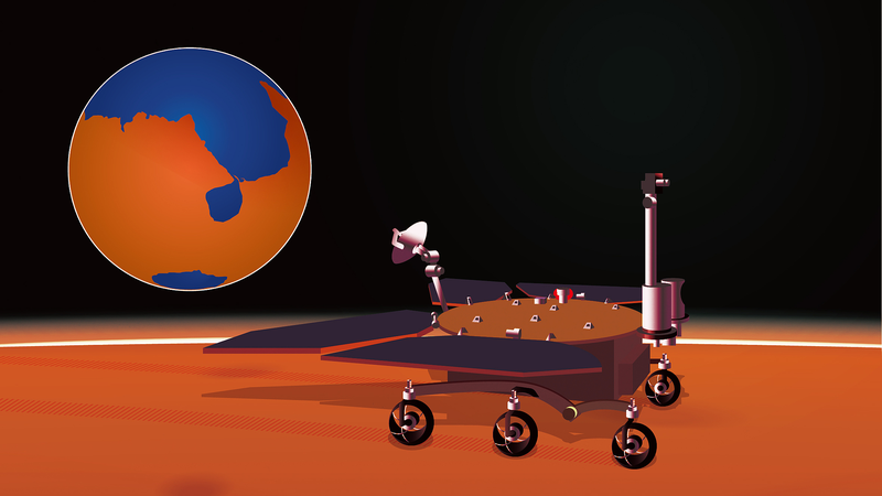 火星に古代の海の証拠　中国チームが地下の海岸線構造を報告