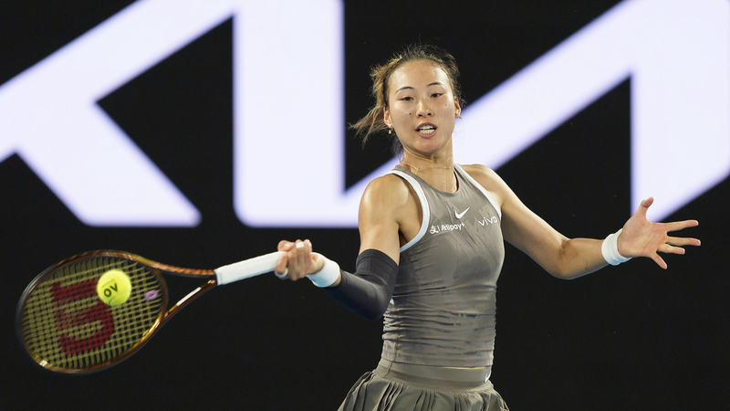 全豪オープン2025、Zheng Qinwenが女子単1回戦で白星発進