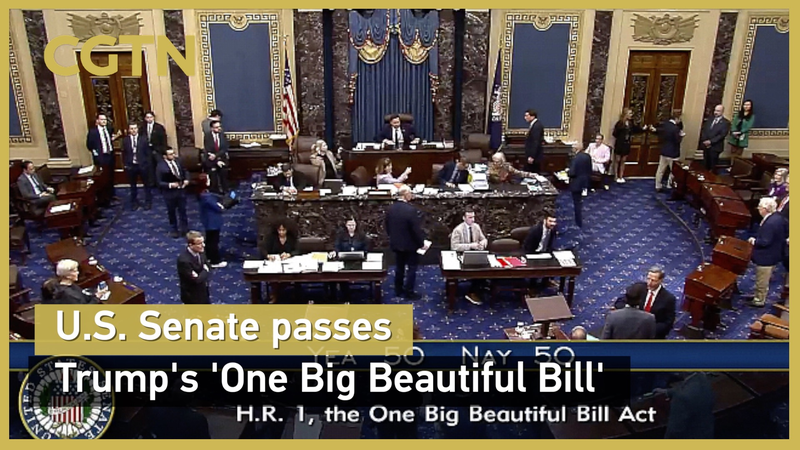 米上院、トランプ大統領の大型減税・歳出法案を可決 One Big Beautiful Bill video poster