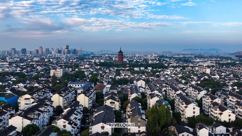 蘇州・報恩寺の九層塔　1700年前の「母への贈り物」が今もそびえる