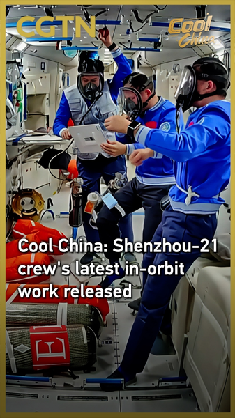 中国の有人宇宙船「神舟21号」最新映像 宇宙で進む実験と訓練の中身 video poster