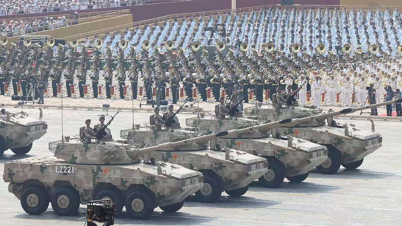 中国本土・北京でVデー軍事パレード　PLA陸海空部隊が閲兵