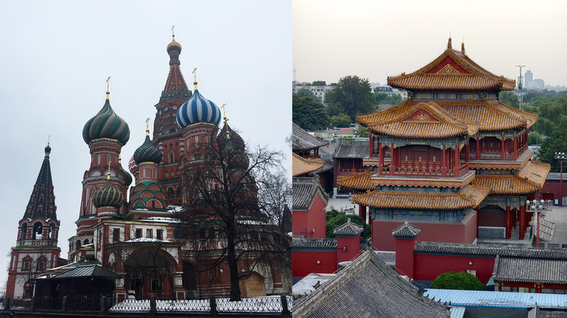 中国とロシアの宗教建築を歩く：北京・雍和宮とモスクワ・聖ワシリイ大聖堂
