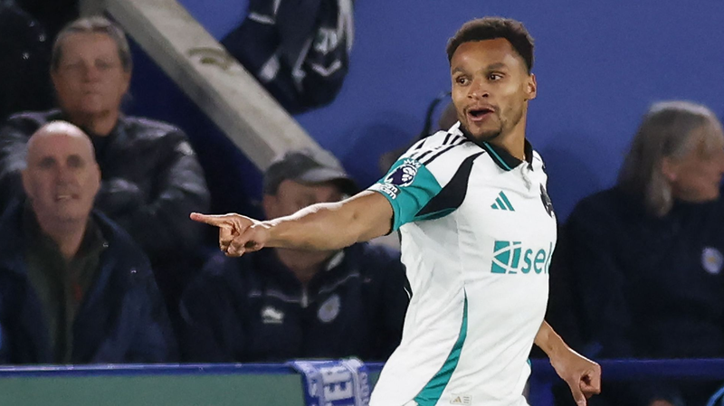 ニューカッスルがレスターに3-0、CL出場権争いで5位浮上