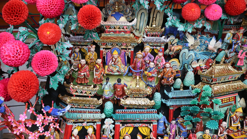 中国・青海省タール寺のバター彫刻　元宵節に「花開く」伝統芸術