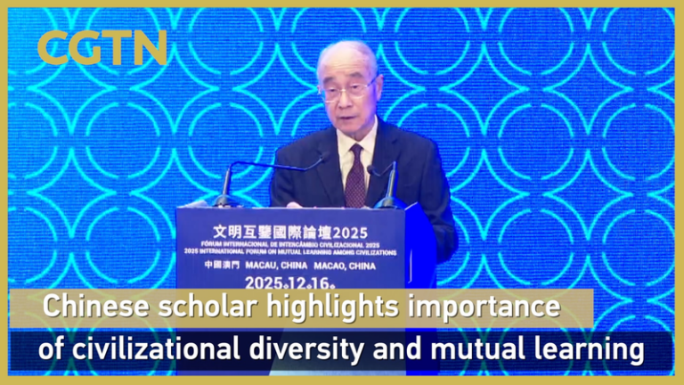マカオで「文明の多様性」議論 北京大学教授が相互学習の重要性訴え video poster