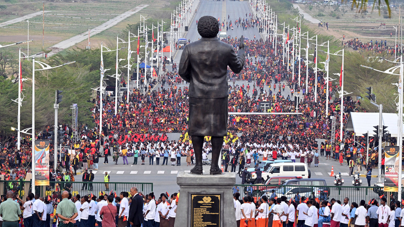 中国特使がパプアニューギニア独立50周年に出席　50年の絆とこれから