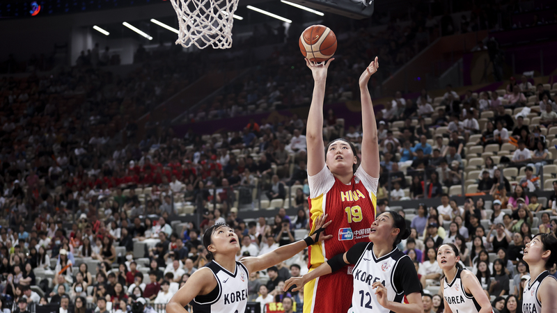 FIBA女子アジアカップ：中国が韓国に101-66圧勝し銅メダル