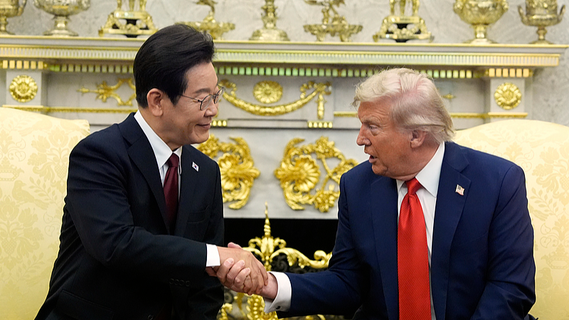 トランプ米大統領、金正恩氏との再会談に意欲　韓国・李在明氏と初会談で