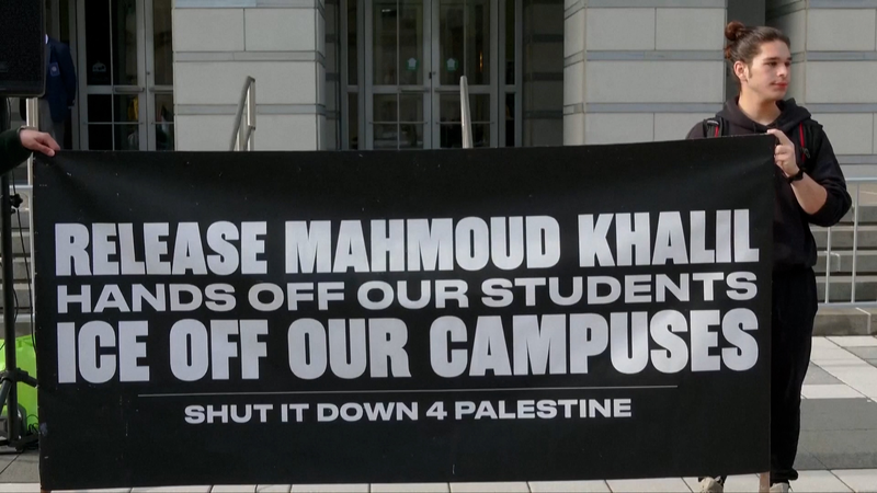 米国でパレスチナ支持の留学生拘束　釈放デモと送還リスク video poster