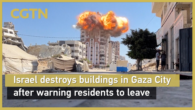 イスラエルがガザ市空爆を強化　ルビオ米国務長官がエルサレム入り video poster