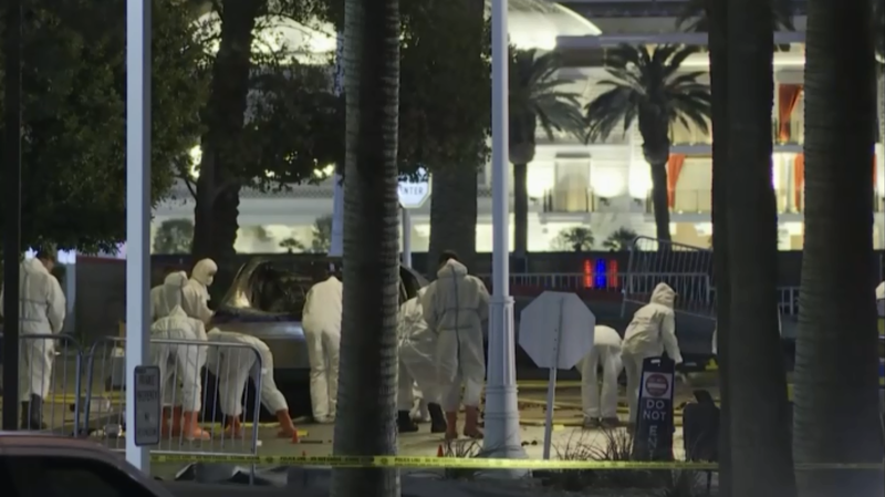 ラスベガスでテスラ・サイバートラック爆発　ホテル前で1人死亡