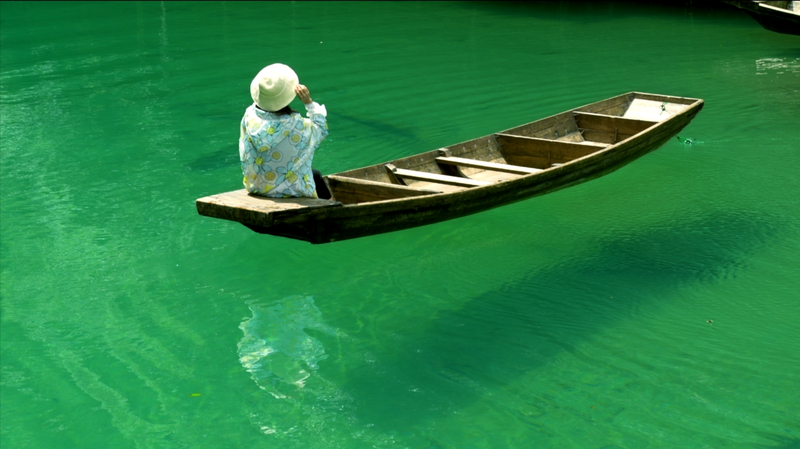 湖北省の秘境・Pingshan Canyon 夏にノーフィルターで涼む
