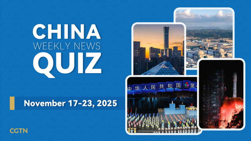 中国ニュースをクイズで振り返る　China Weekly News Quiz（11月17〜23日）