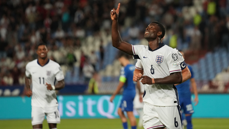 トゥヘル監督のイングランド、セルビアに5-0大勝　W杯予選で存在感