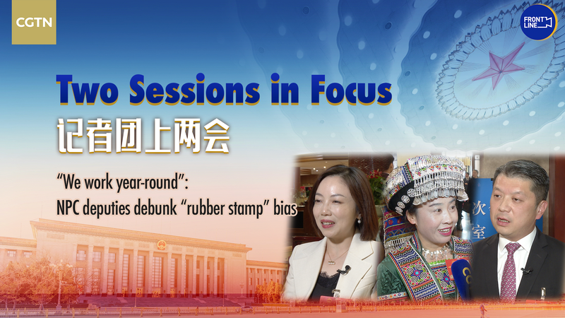 「ゴム判ではない」中国NPC代表が語る年中無休の仕事 video poster